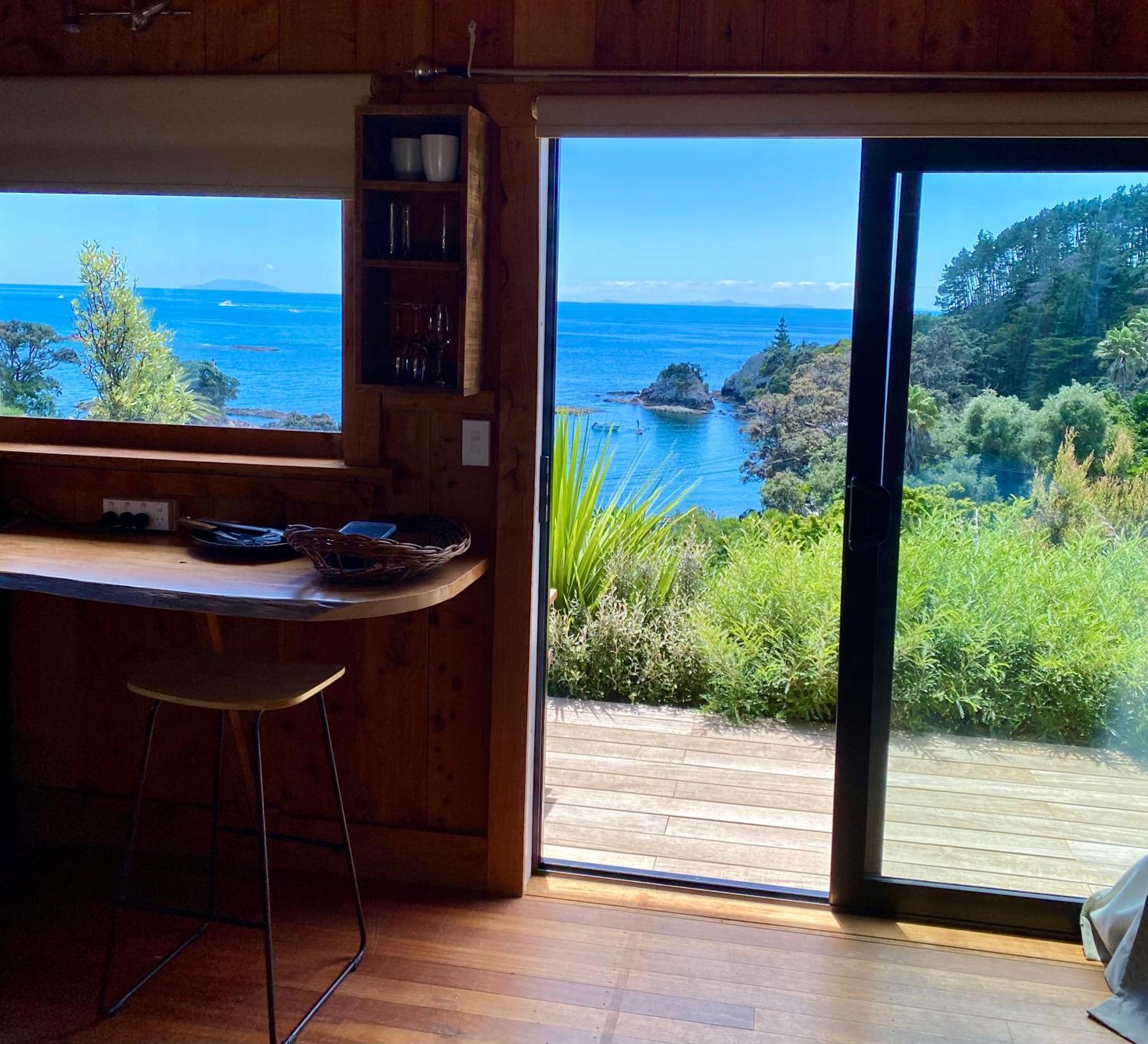 Kereru Cabin - Spectacular Seaviews, Rustic, Glamping Eco Adventure Palm Beach Dış mekan fotoğraf
