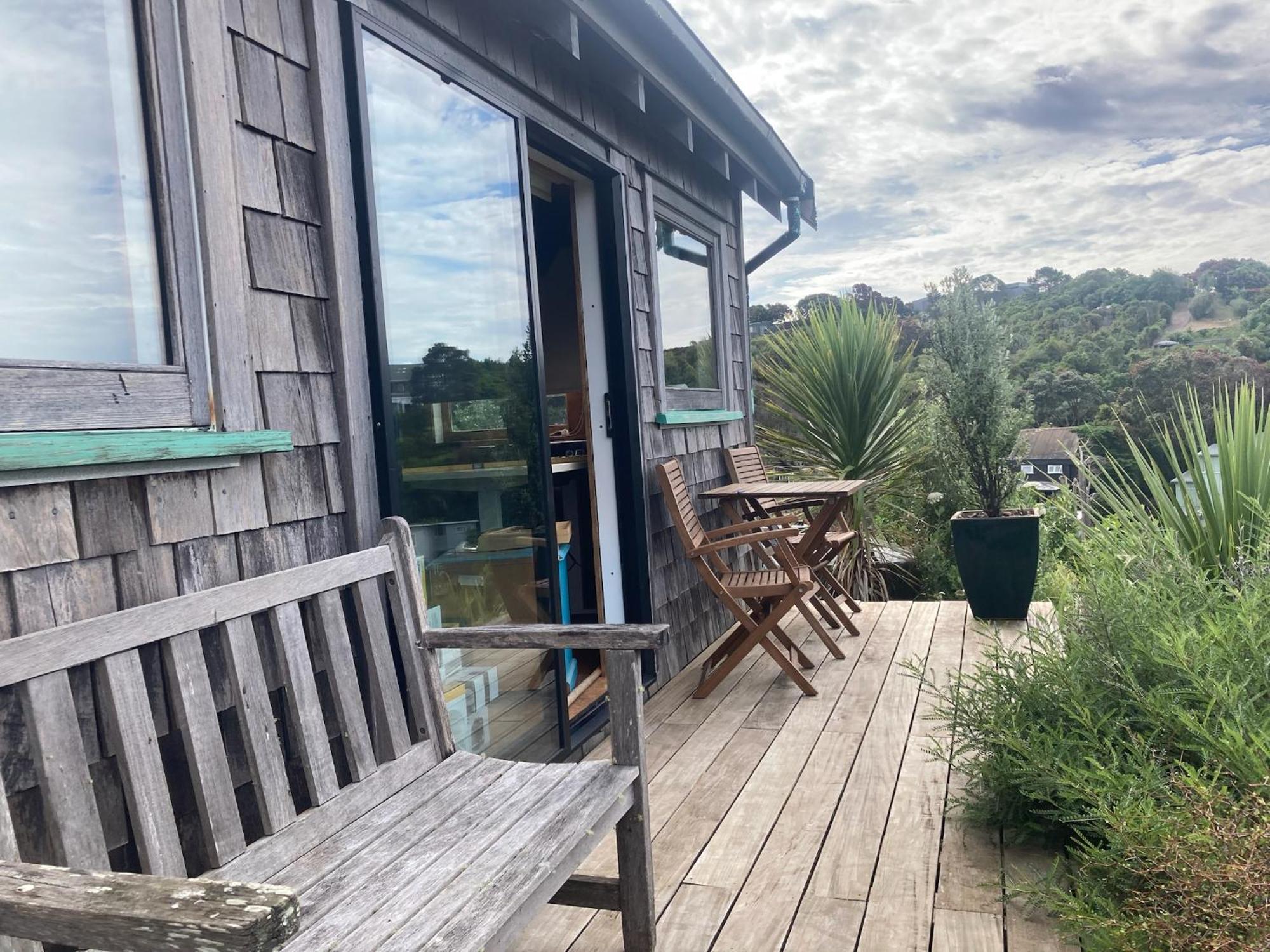 Kereru Cabin - Spectacular Seaviews, Rustic, Glamping Eco Adventure Palm Beach Dış mekan fotoğraf
